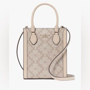 Kate Spade Cream Floral Mini Tote Bag